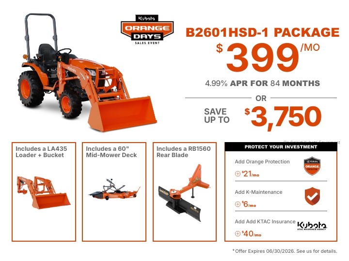 B2601 Tractor Package - Capital City Kubota Group